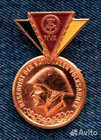 Резервист Национальной народной армии, гдр, 1980 г