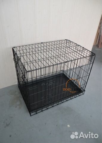 Клетка для собак №4, 93х65х70 см с пласт.поддоном Клетка для собак №4, 93х65х70 см с пласт.поддоном