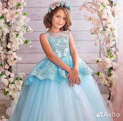 Нарядное пышное платье