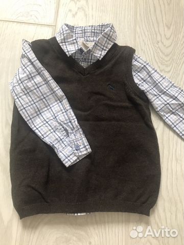 Рубашка + жилетка H&M
