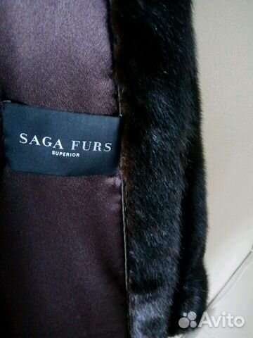 Шуба Норковая Saga fur новая 54-60 Шуба Норковая Saga fur новая 54-60