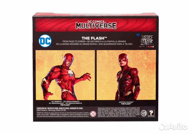Набор фигурок DC Comics Multiverse Flash Two-Pack Набор фигурок DC Comics Multiverse Flash Two-Pack