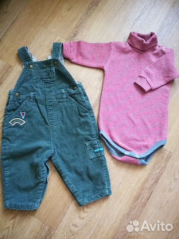 Комбинезон Mothercare + боди-водолазка Комбинезон Mothercare + боди-водолазка