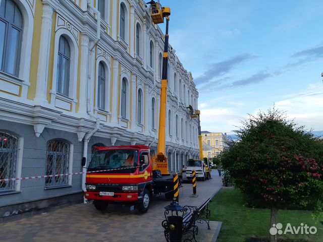 Аренда Автовышка 14-26 метров. Кран 25тн. Спил дер