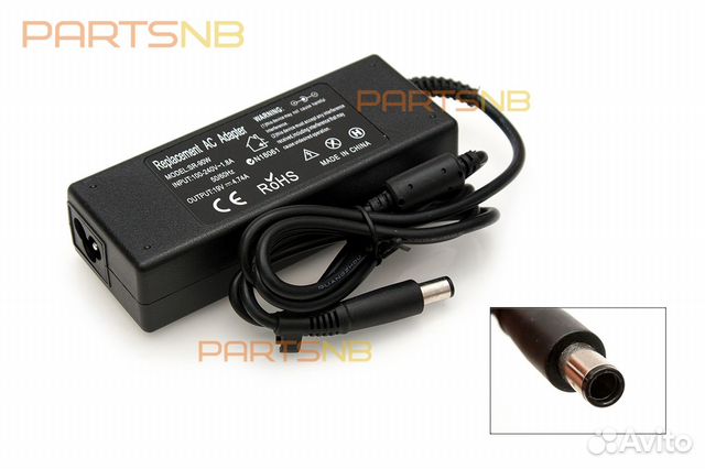 Блок питания для HP 19V 4.74A (90W) с иглой