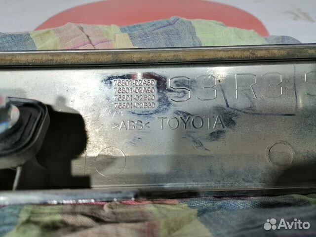 Накладка багажника хром Corolla 180 Накладка багажника хром Corolla 180