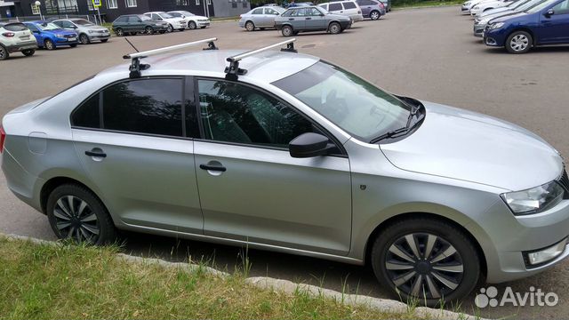 Багажник Аэро на крышу для автомобиля Шкода Рапид