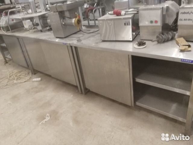 Стол купэ из нержавейки производственный 1000/600м