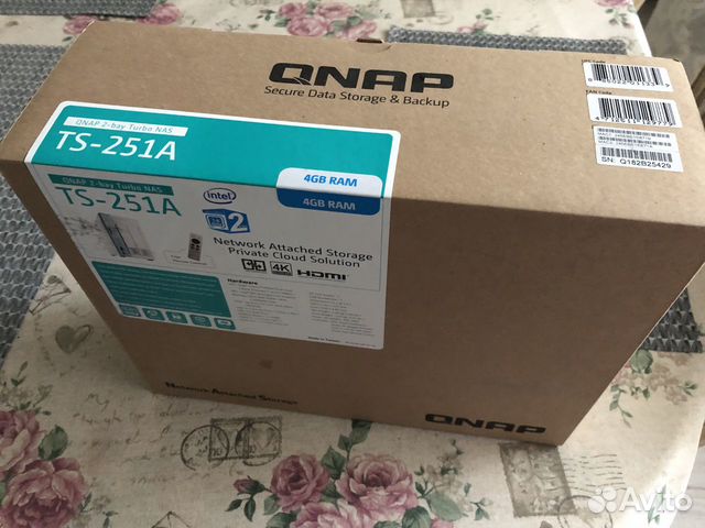 Сетевое хранилище NAS Qnap TS-251A 4Gb RAM