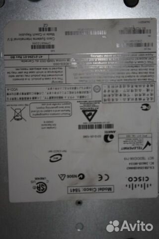 Маршрутизатор Cisco 1841 Б.У (некондиция) Маршрутизатор Cisco 1841 Б.У (некондиция)
