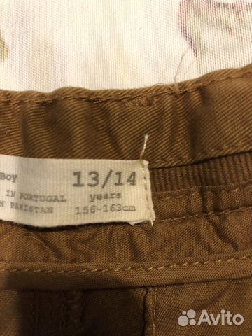 Брюки новые для подростка 13/14л 156-163 см