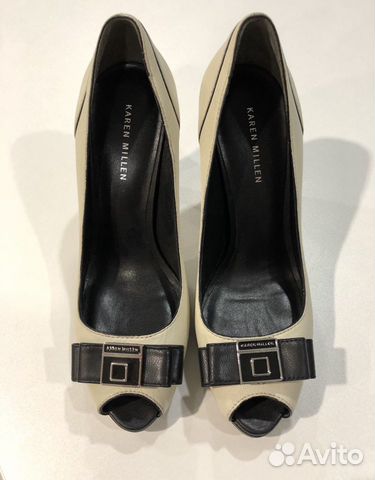 Туфли Karen Millen 39р, шлепки сабо N21 37-38р