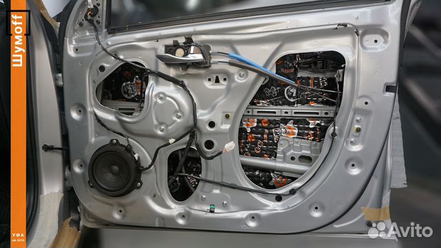 Топовый комплект шумоизоляции на 2 двери KIA Rio