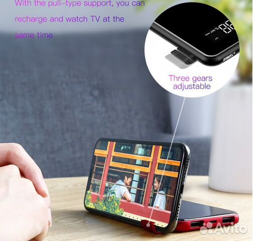 Бесконтактный Power Bank 10000mA Qi 2в1 Baseus Бесконтактный Power Bank 10000mA Qi 2в1 Baseus