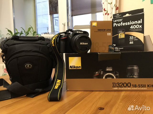 Фотоаппарат Nikon D3200 (18-55II Kit)