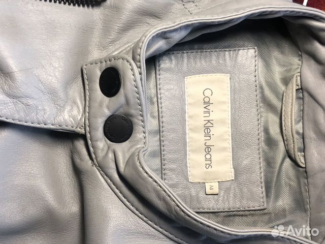 Кожаная Куртка Косуха Calvin Klein Jeans Оригинал Кожаная Куртка Косуха Calvin Klein Jeans Оригинал