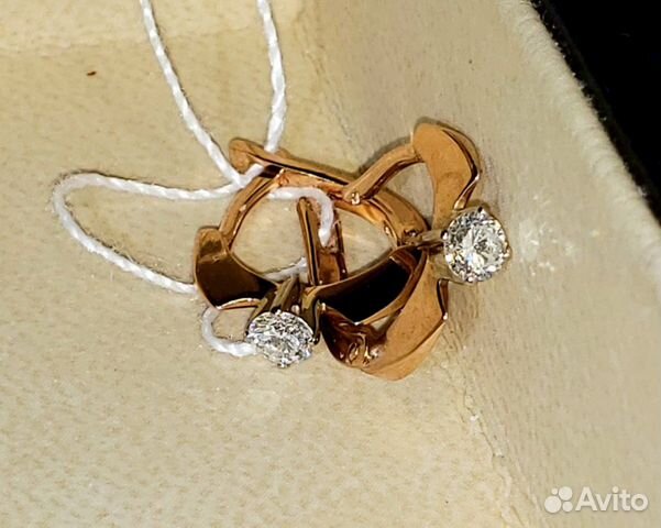 Серьги с бриллиантами золото Серьги с бриллиантами золото