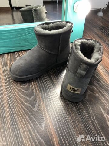 Угги Ugg Australia мини серые натуралки