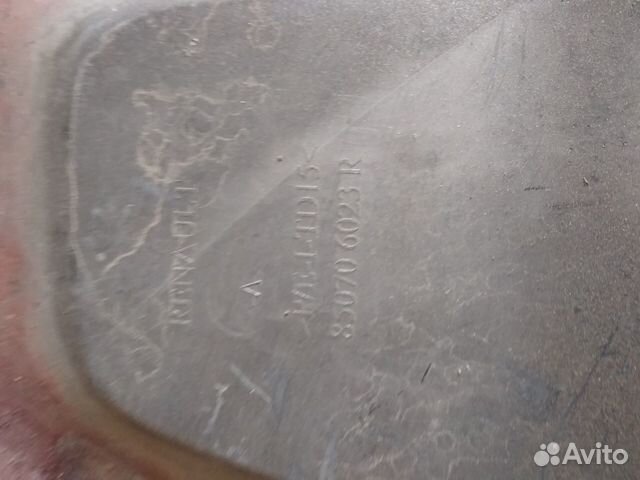 Рено Дастер накладка заднего бампера