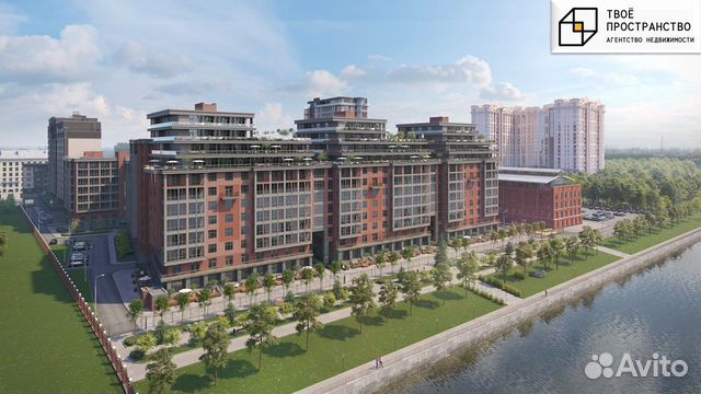 2-к квартира, 65.4 м², 2/10 эт.