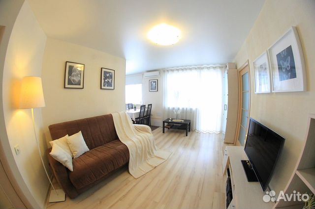 

1-к. квартира, 46 м², 2 кровати
