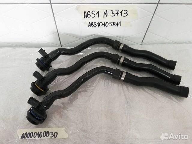 Mercedes 2.2 cdi патрубок вентиляции A6510105811