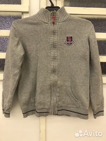 Джемпер на молнии для мальчика, рост 152 Джемпер на молнии для мальчика, рост 152
