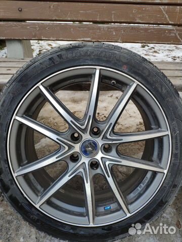 AMF Weds leonis navia 01 R18 7.5 + dunlop sport AMF Weds leonis navia 01 R18 7.5 + dunlop sport
