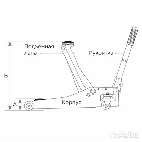 Домкрат низкопрофильный king tony Домкрат низкопрофильный king tony