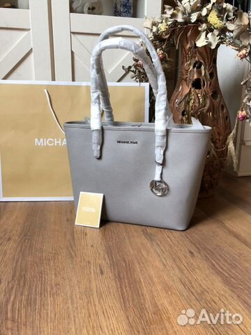 Сумка Michael Kors серая 35H7stvt2L