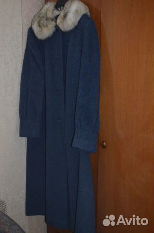 Зимнее пальто 92/170, шерсть, песец Зимнее пальто 92/170, шерсть, песец