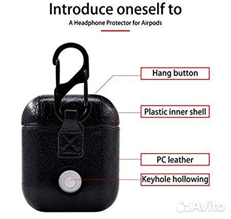 Чехол для кейса Airpods Leather Armani Чехол для кейса Airpods Leather Armani