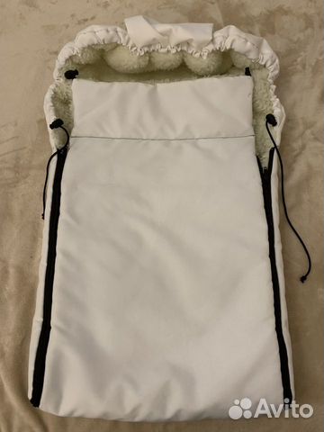 Зимний меховой конверт из овчины(новый)