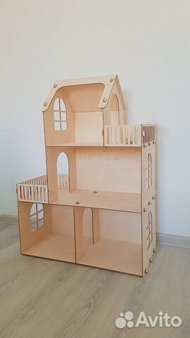 Кукольный домик для Барби с мебелью