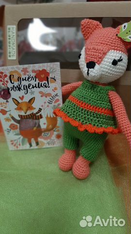 Игрушка мягкая лисичка Игрушка мягкая лисичка