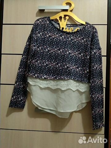 Джемпер-блузка Туника Кофта 116-122 см