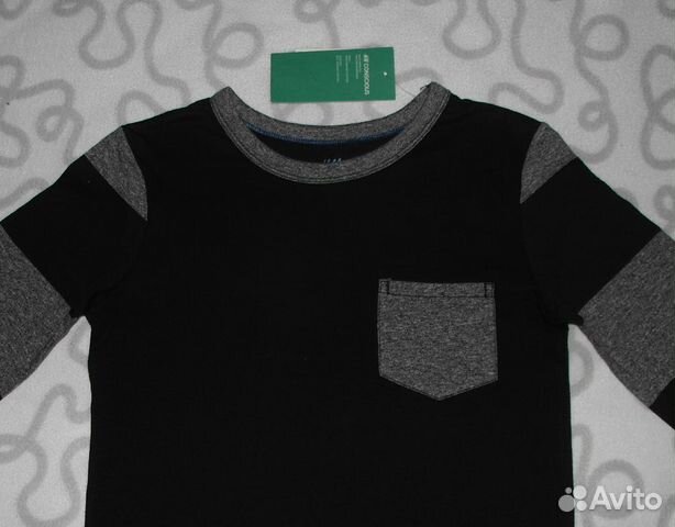Новая футболка с длинным рукавом H&M, 122-128 см Новая футболка с длинным рукавом H&M, 122-128 см