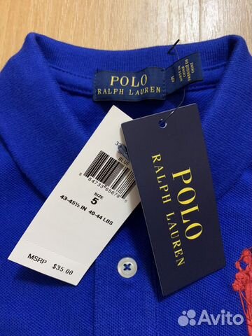 Поло Ralph Lauren 5 лет новый Поло Ralph Lauren 5 лет новый