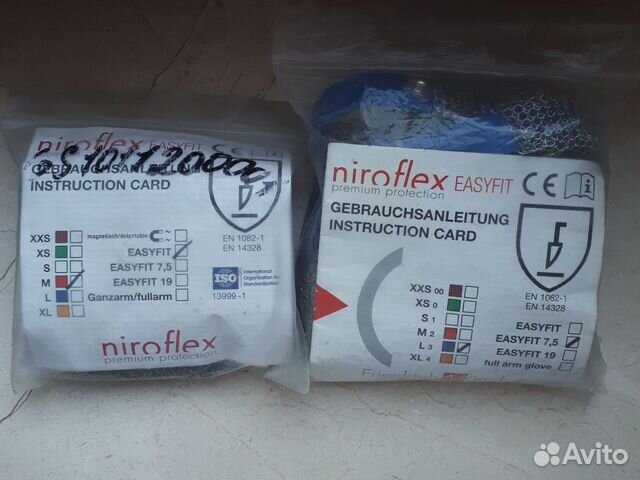 Niroflex кальчужные перчатки