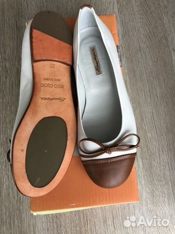 Туфли балетки новые для девочки из Италии Santoni Туфли балетки новые для девочки из Италии Santoni
