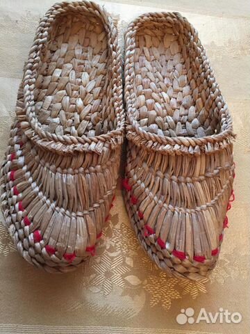 Тапочки лапти декоративные