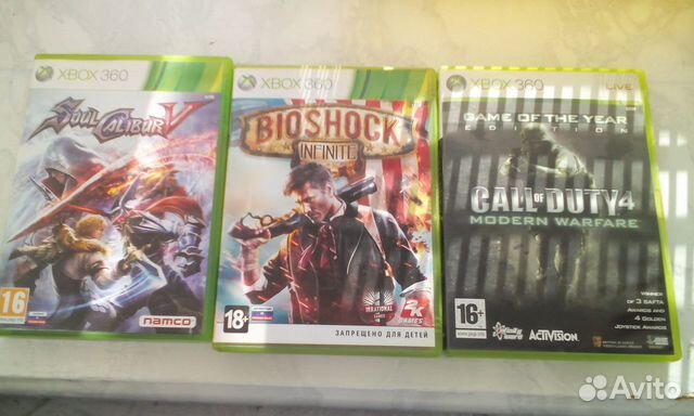 Лицензионные диски с играми для xbox360
