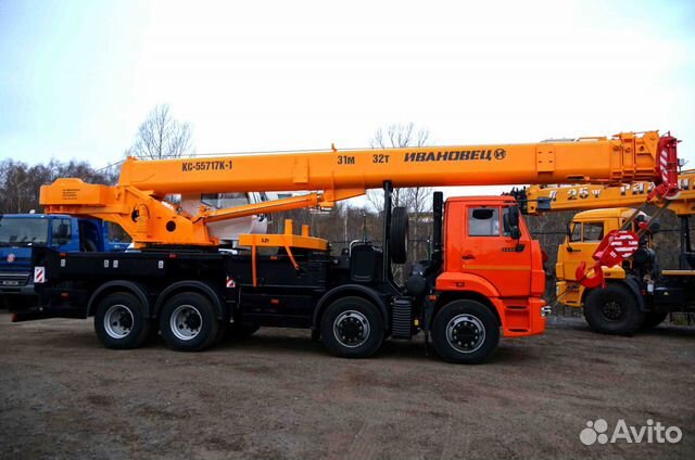 Автокран Ивановец 32т кс-55717К-1 камаз-6540 (8Х4)