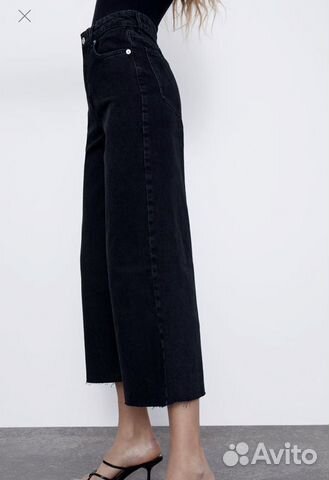 Джинсы кюлоты zara Джинсы кюлоты zara