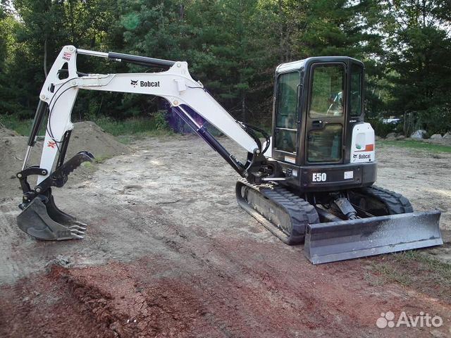 Аренда мини гусеничного экскаватора.Бобкат.Бобкет