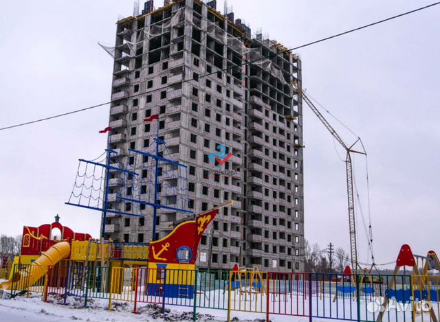 2-к квартира, 35.5 м², 6/27 эт.