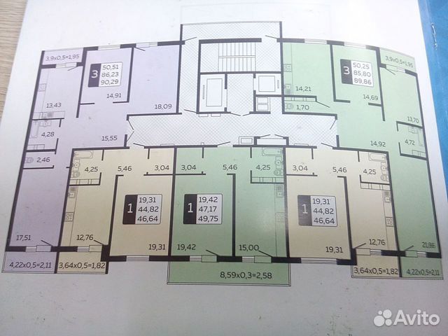 3-к квартира, 90 м², 1/23 эт. 3-к квартира, 90 м², 1/23 эт.