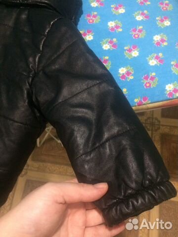 Куртка кожаная zara 86 см