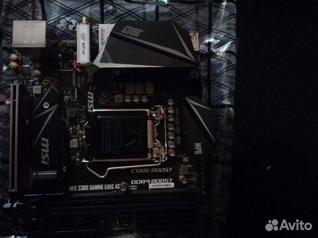 Материнская плата MSI MPG Z390I gaming edge AC (Mi Материнская плата MSI MPG Z390I gaming edge AC (Mi