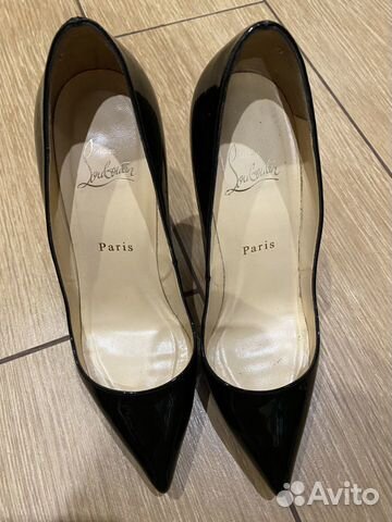 Туфли Christian Louboutin pigalle plato